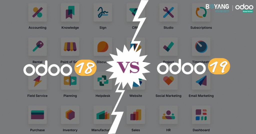 Odoo 18 vs Odoo 19