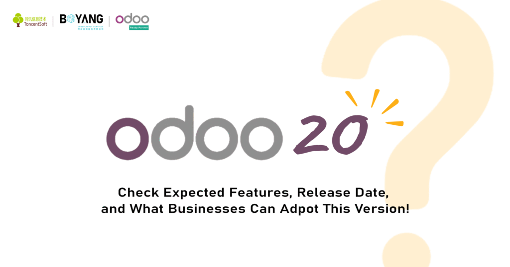 Odoo 20 release date